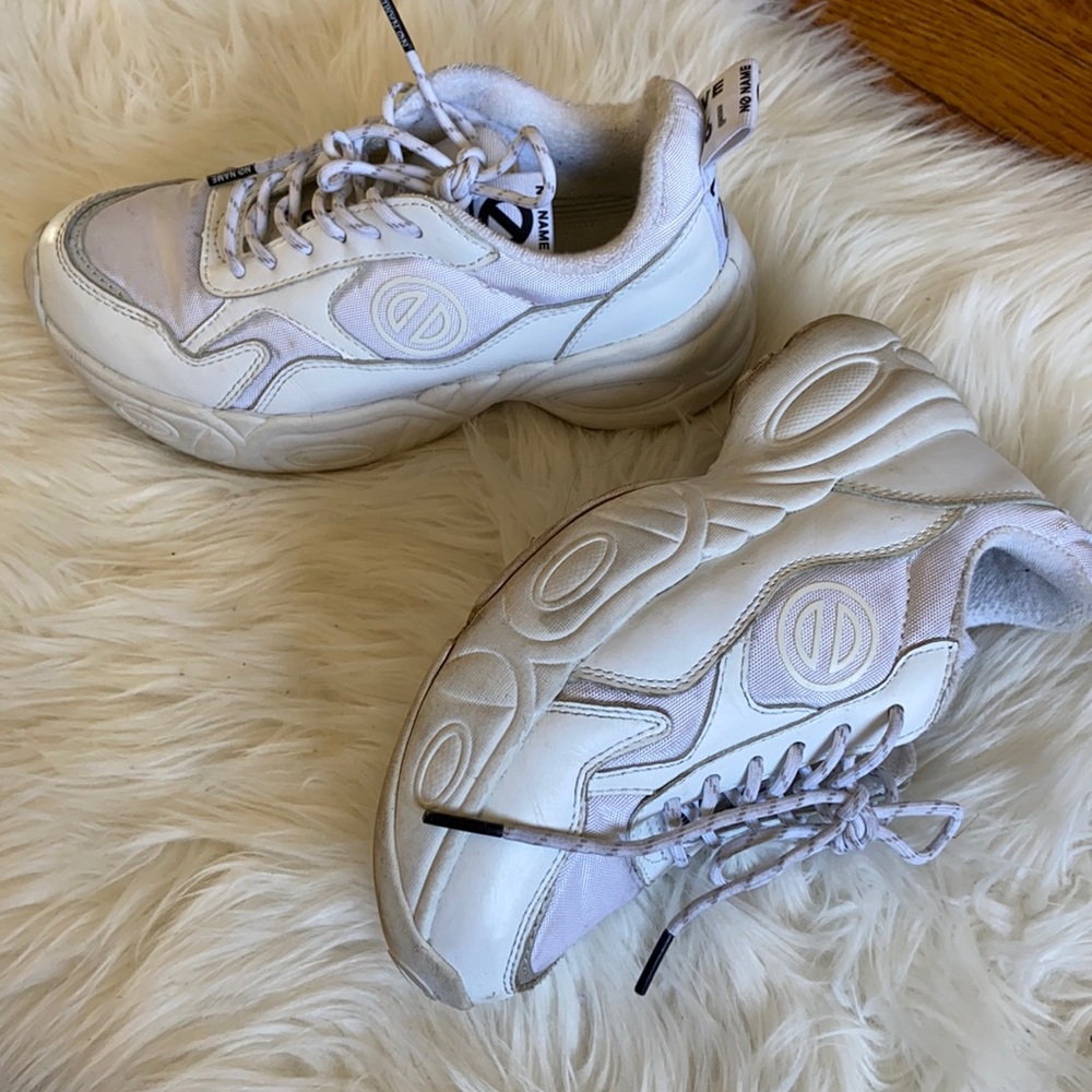 French No Name Wedge Sneaker